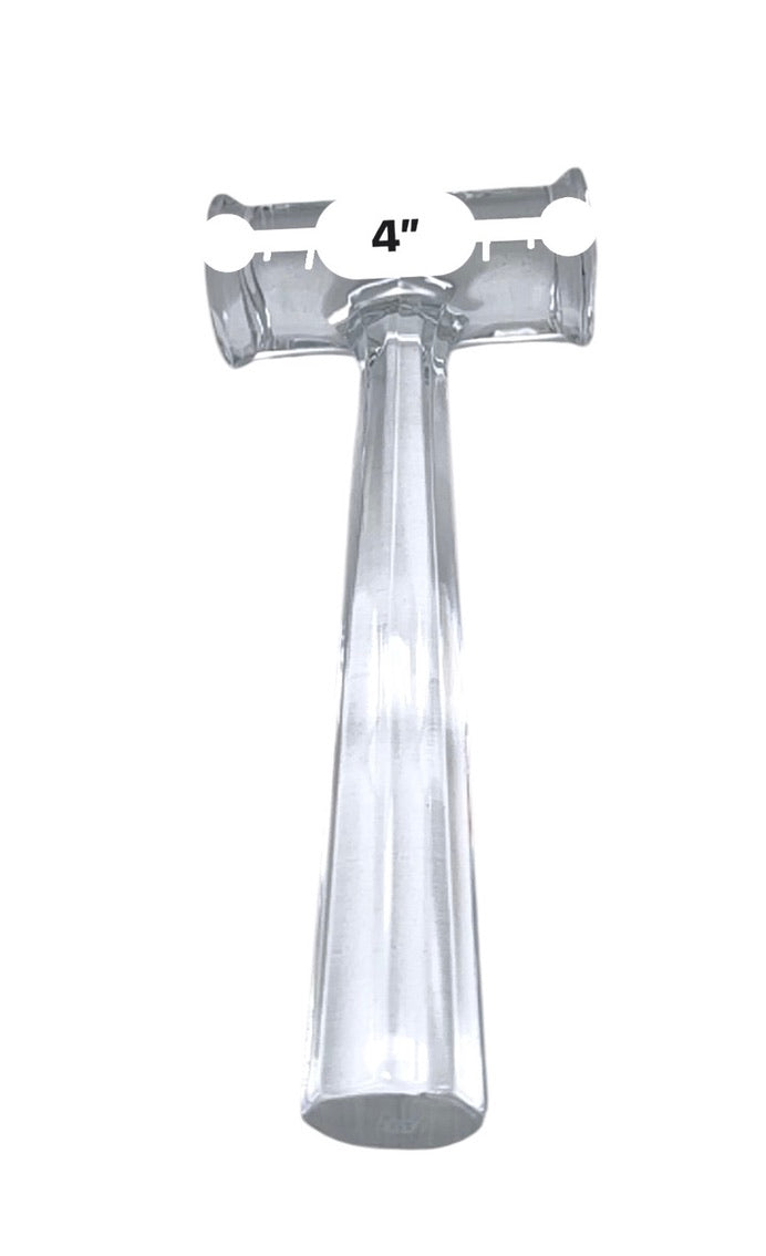 Baccarat Crystal Gavel Handcrafted Clear Glass Decorative Display Piece France