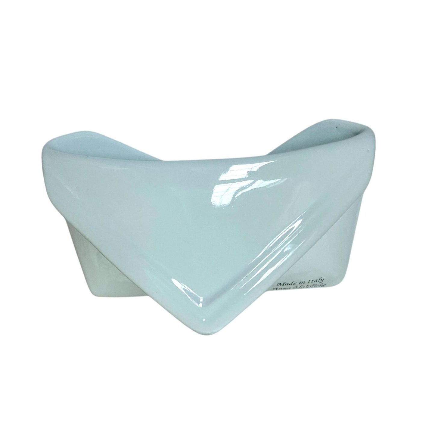 Ceramic Envelope Shaped Mail Holder By Anna Maioliche Made In Italy