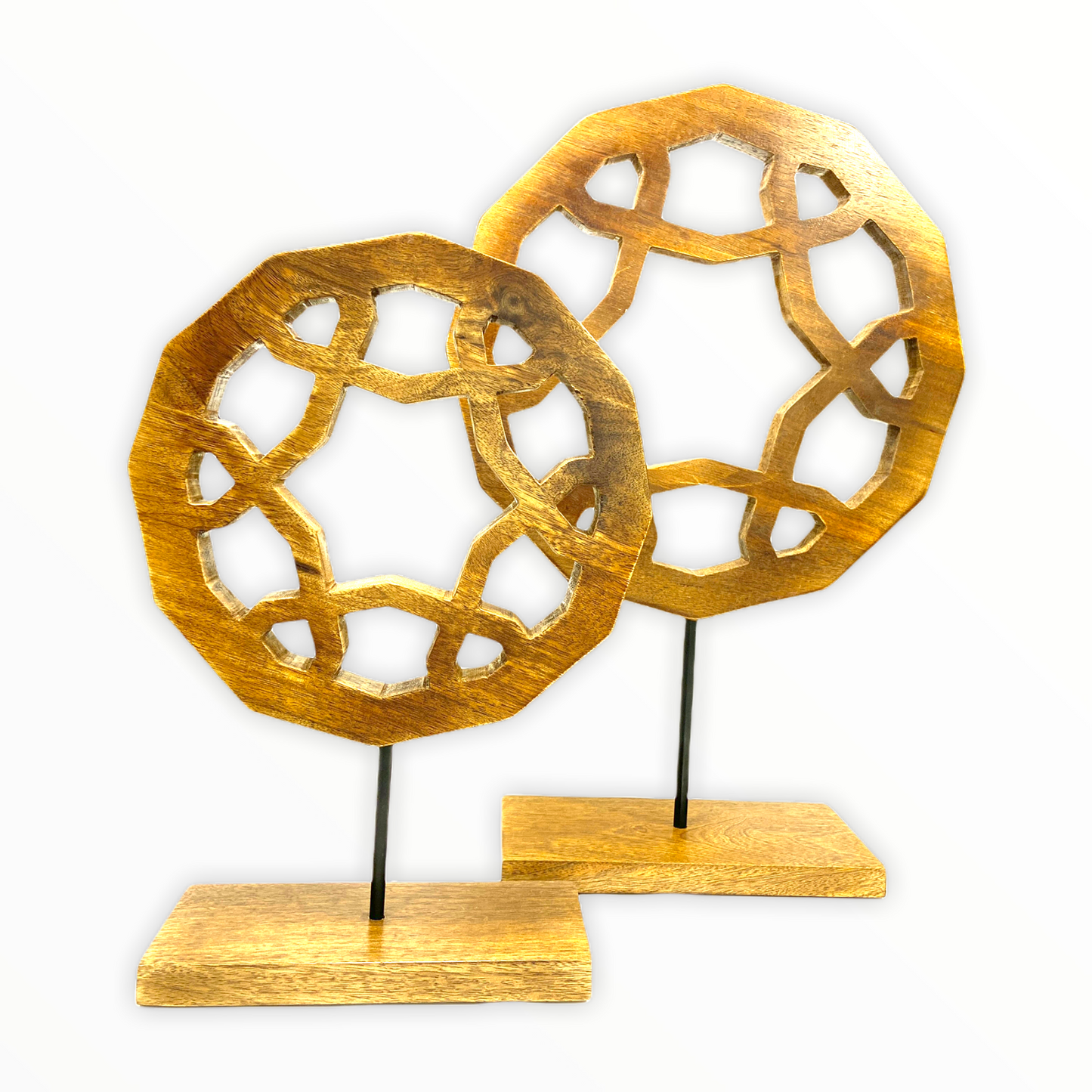 IMAX Jansen Wood Carved Sculpture (Short Only)