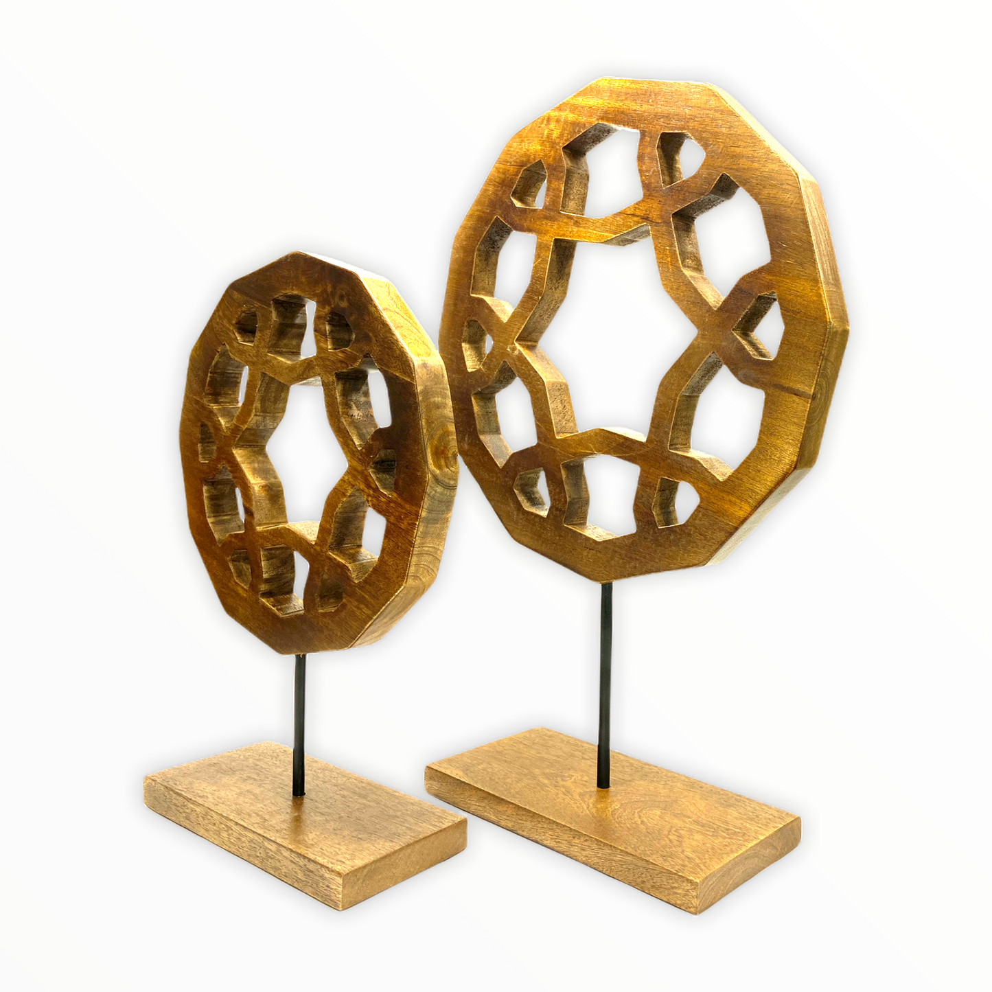 IMAX Jansen Wood Carved Sculpture (Short Only)