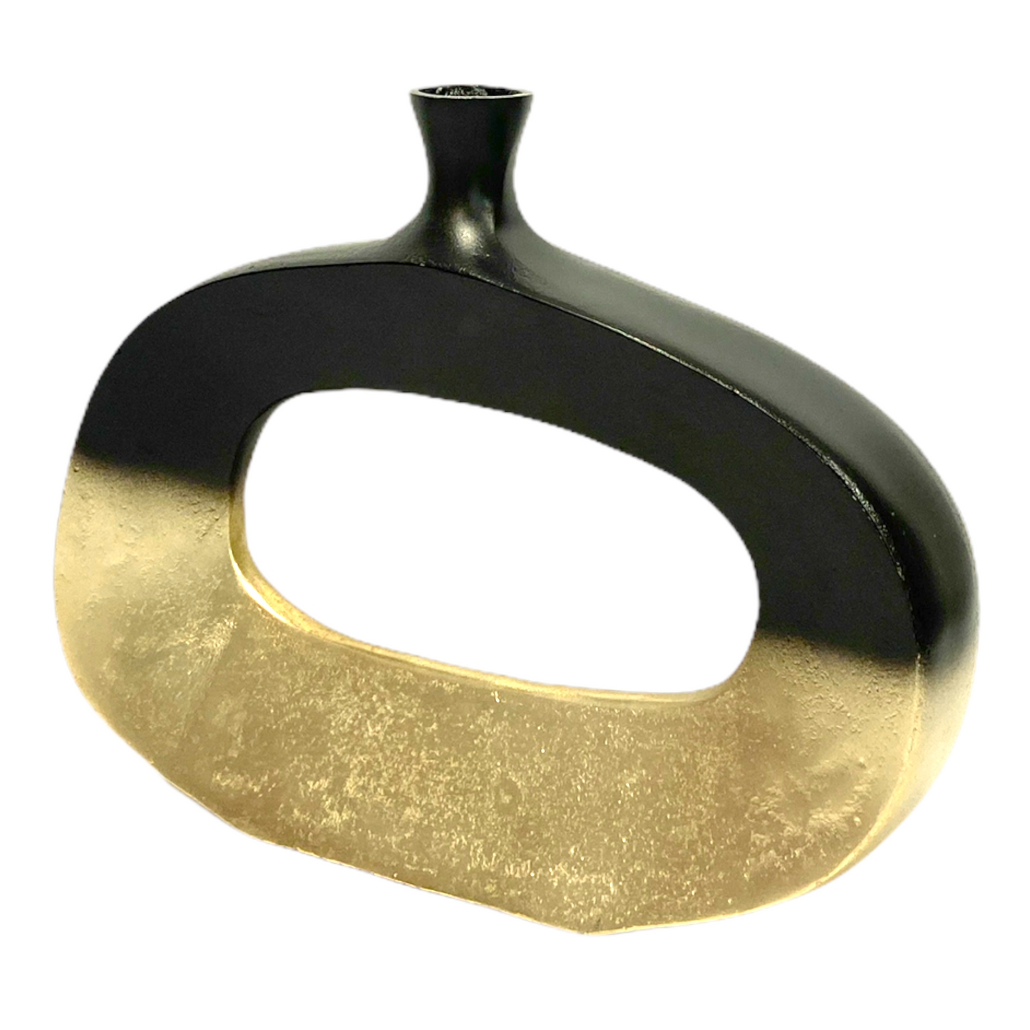 IMAX Coplay Gold and Black Vase