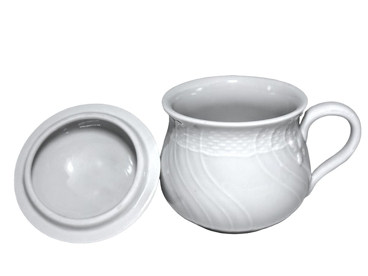Richard Ginori Vecchio White Porcelain Pot de Crème Cups - Set of 5