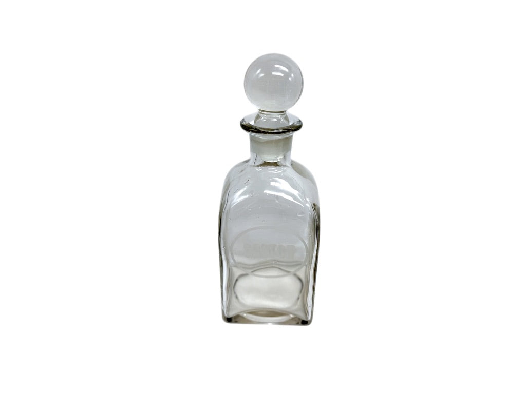 Vintage Ivima Crystal Scotch Decanter With Stopper