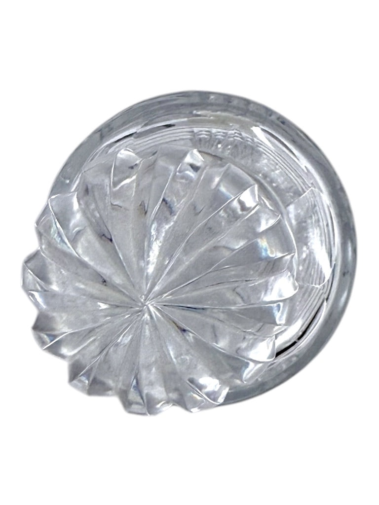 Ralph Lauren Glen Plaid Crystal Decanter With Stopper Made In Poland