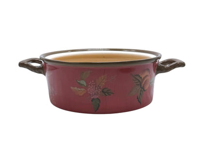 Tracy Porter Octavia Hill Floral Casserole Pot With Lid Multicolor Striped Lid