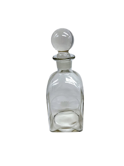 Vintage Ivima Crystal Gin Etched Decanter With Stopper