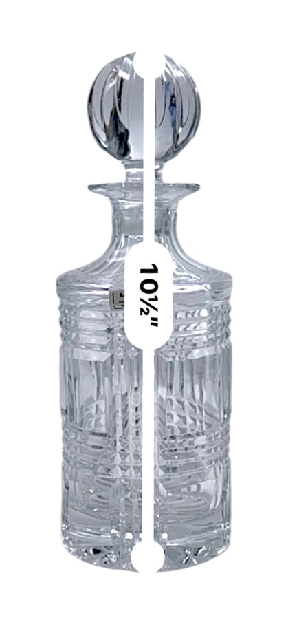 Ralph Lauren Glen Plaid Crystal Decanter With Stopper Made In Poland