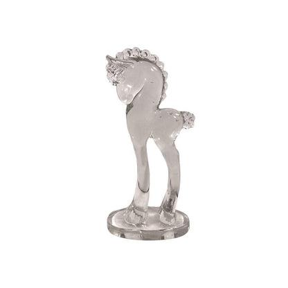 1940's Art Glass Pony Sculpture by Paden City for Barth Arts