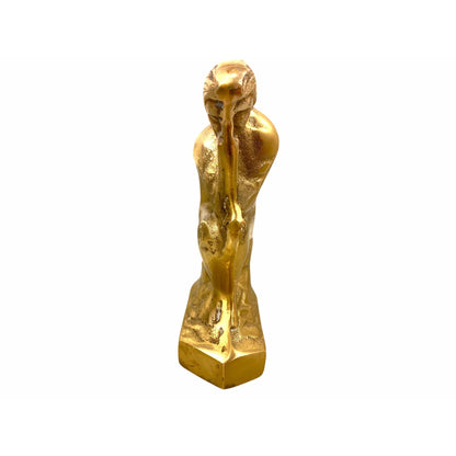 Vintage Brass The Thinker (Thinking Man) Figurine