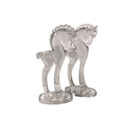 1940's Art Glass Pony Sculpture by Paden City for Barth Arts