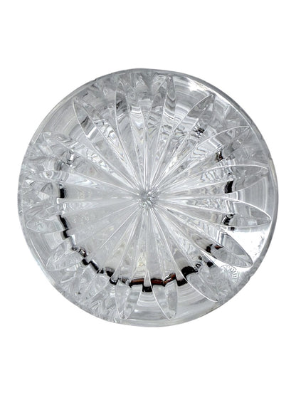 Ralph Lauren Glen Plaid Crystal Decanter With Stopper Made In Poland