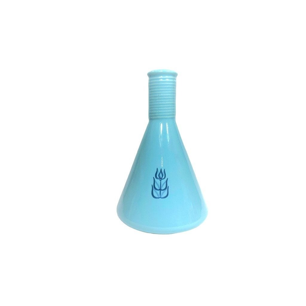 Cameron Clay Corbin Blue Tulip Robin Egg Blue Decanter