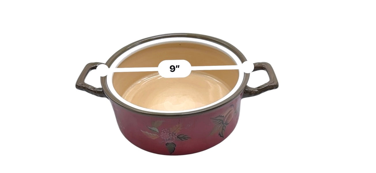 Tracy Porter Octavia Hill Floral Casserole Pot With Lid Multicolor Striped Lid