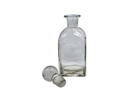 Vintage Ivima Crystal Gin Etched Decanter With Stopper