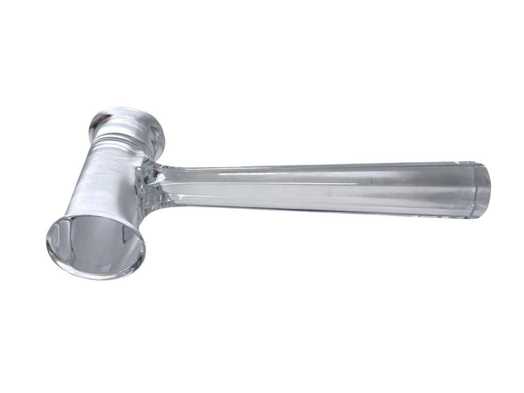 Baccarat Crystal Gavel Handcrafted Clear Glass Decorative Display Piece France
