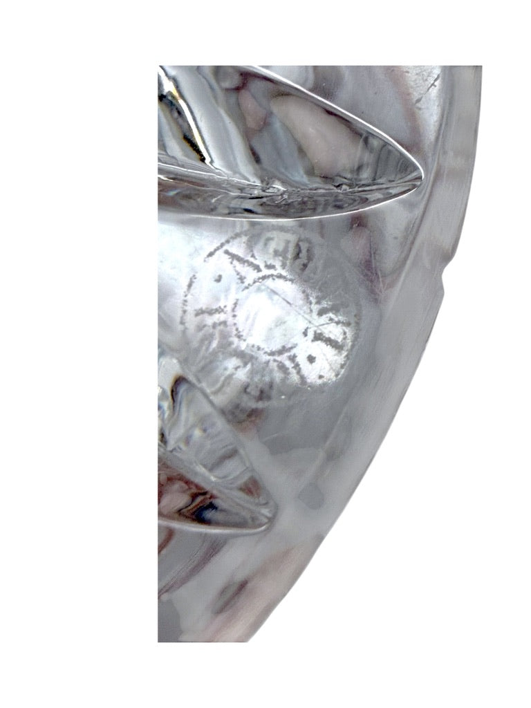 Ralph Lauren Glen Plaid Crystal Decanter With Stopper Made In Poland