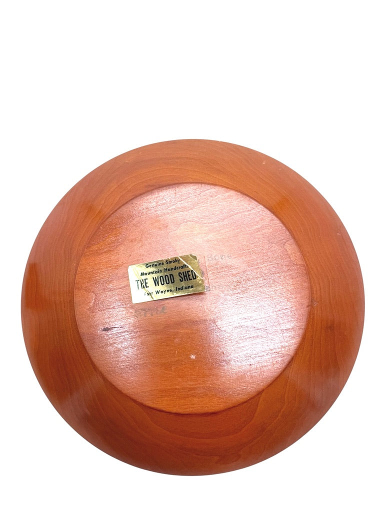 Vintage Handcrafted Wooden Fruit Bowl Set by The Wood Shed