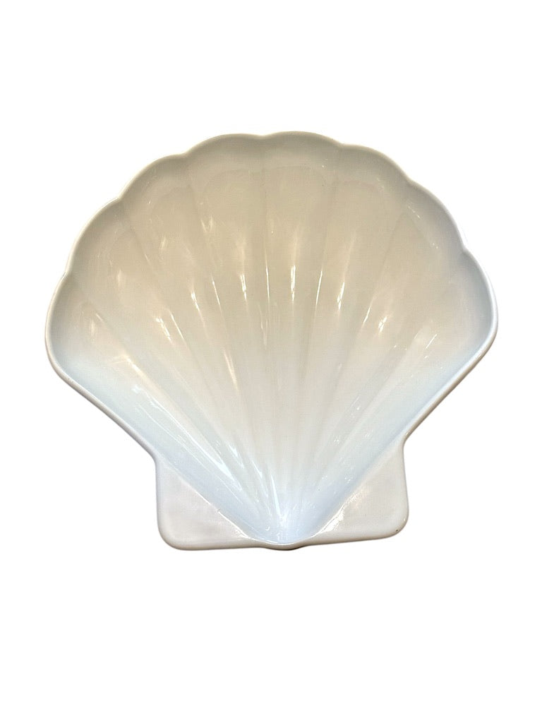 Pfaltzgraff Heritage White Shell-Shaped Ceramic Serving Bowl