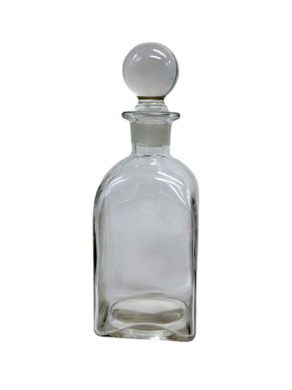Vintage Ivima Crystal Gin Etched Decanter With Stopper