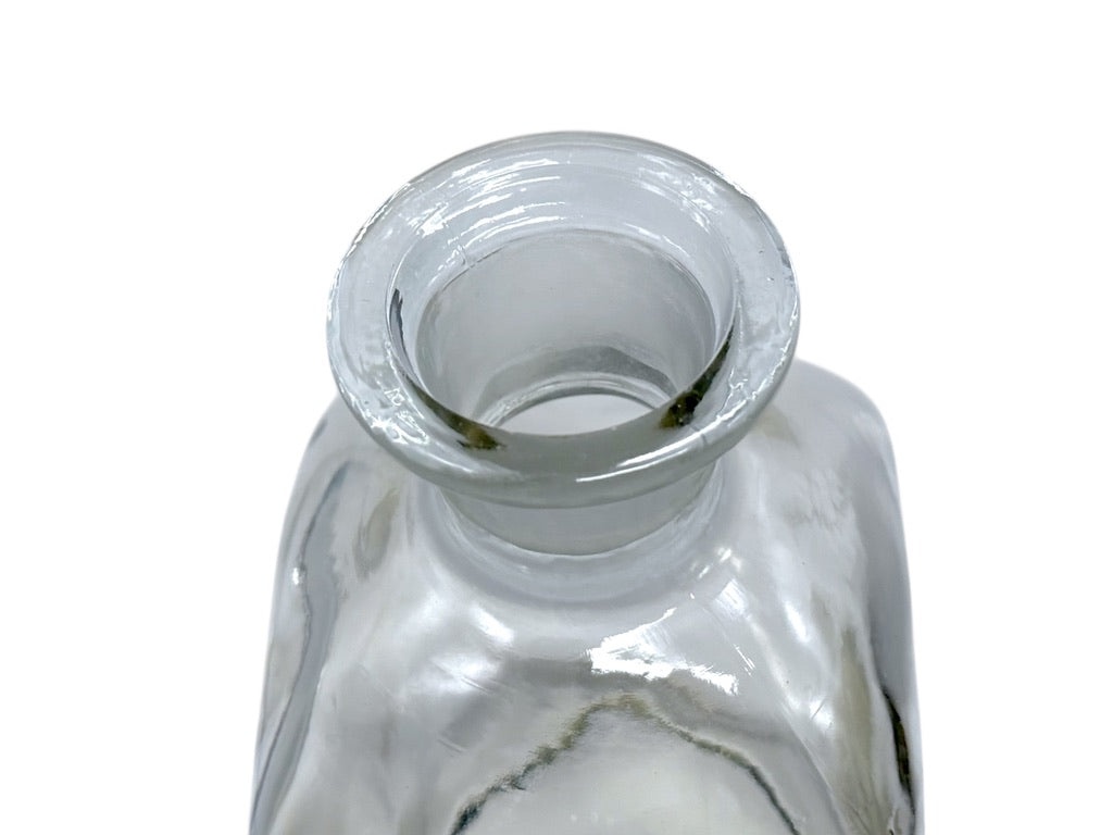Vintage Ivima Crystal Gin Etched Decanter With Stopper