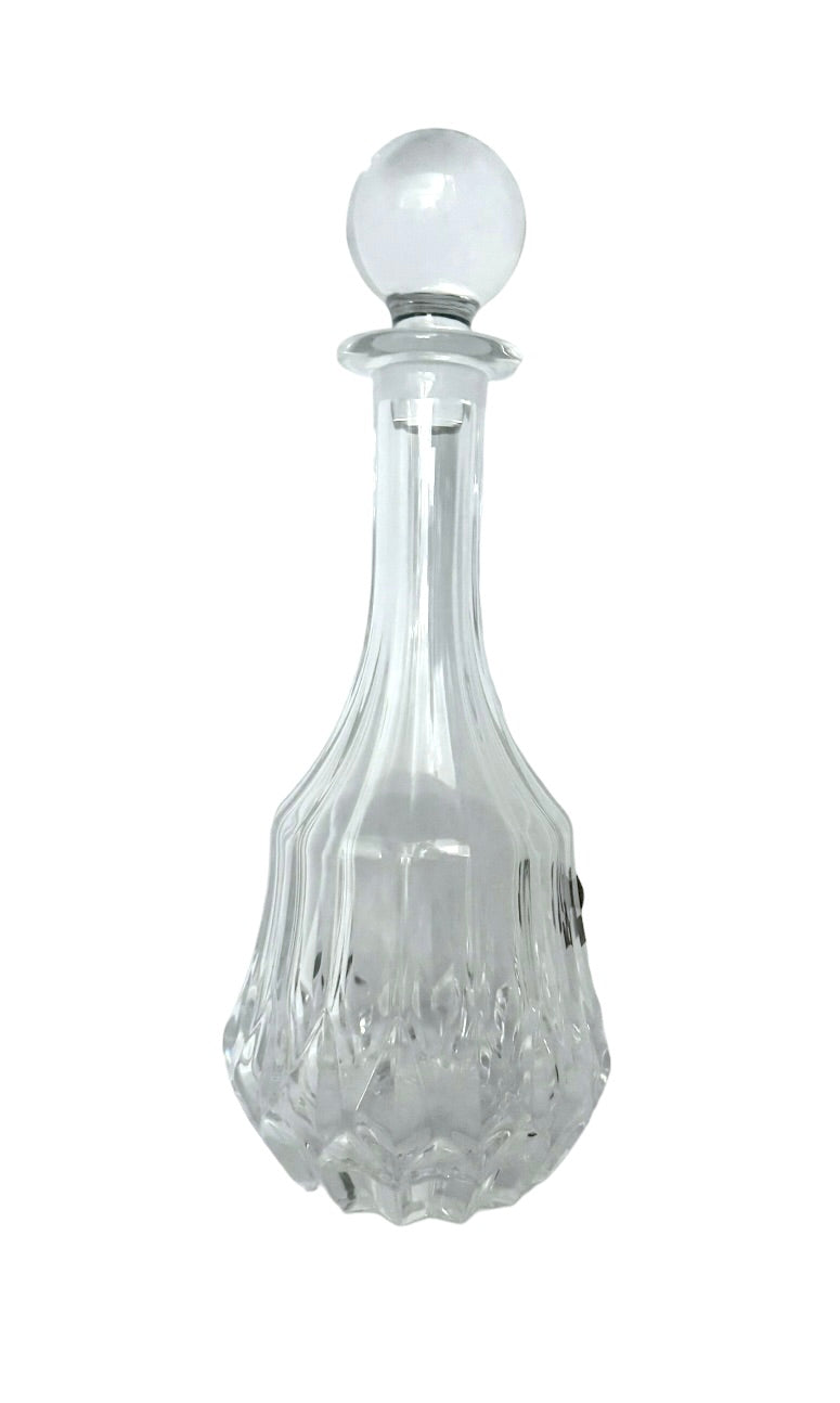Oneida RCR Crystal Decanter With Round Stopper Made in Italy