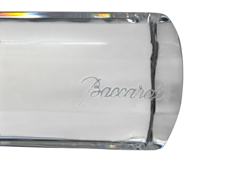Baccarat Crystal Gavel Handcrafted Clear Glass Decorative Display Piece France