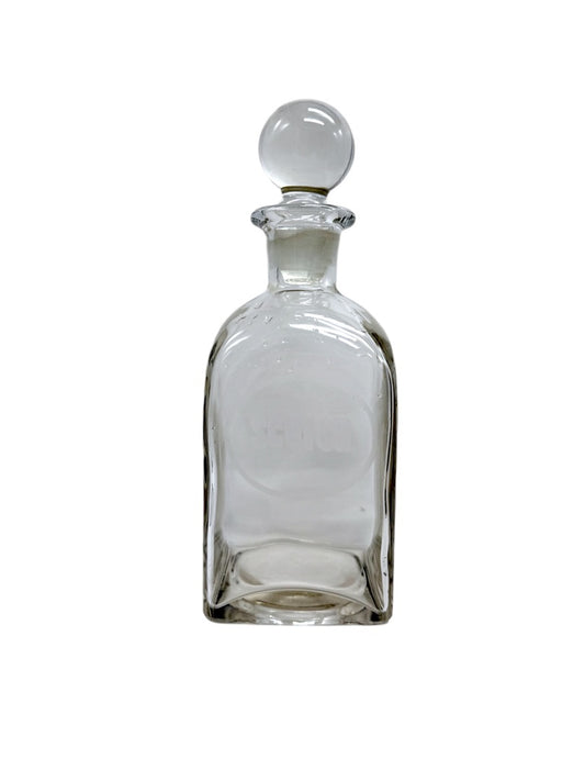 Vintage Ivima Crystal Scotch Decanter With Stopper