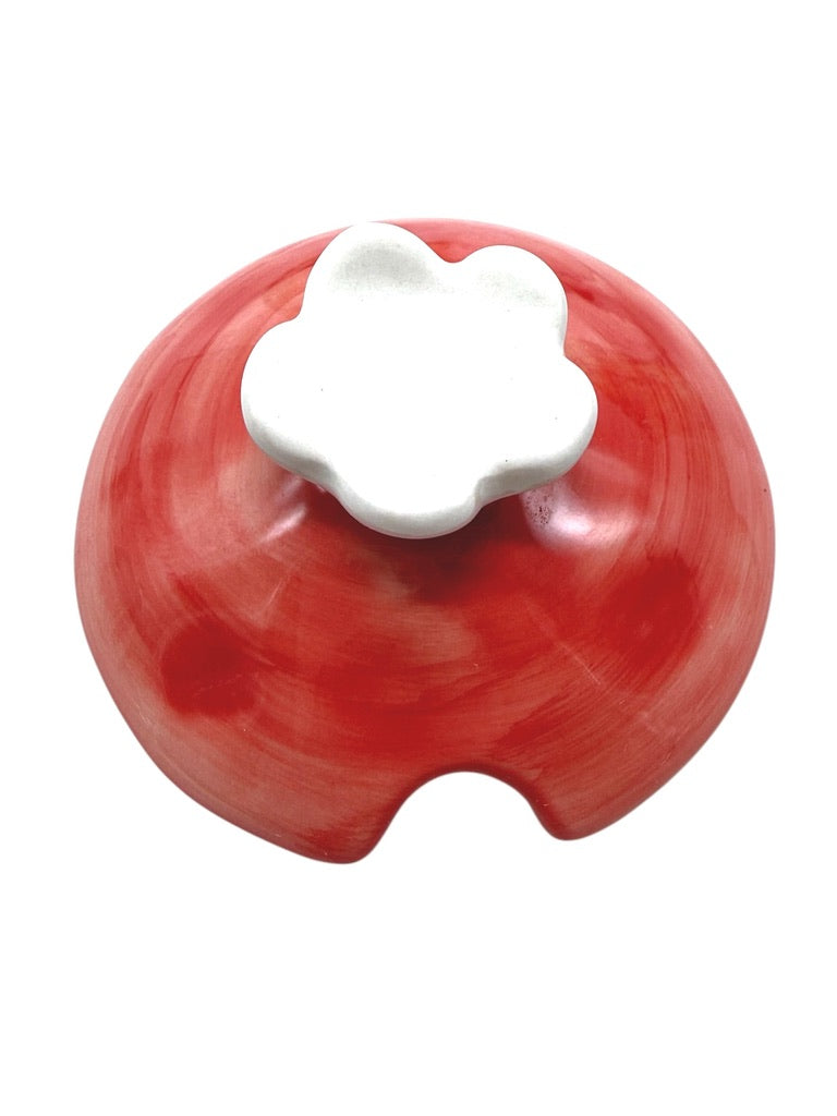Anthropologie Floral Ceramic Creamer & Sugar Dish Set With Lid