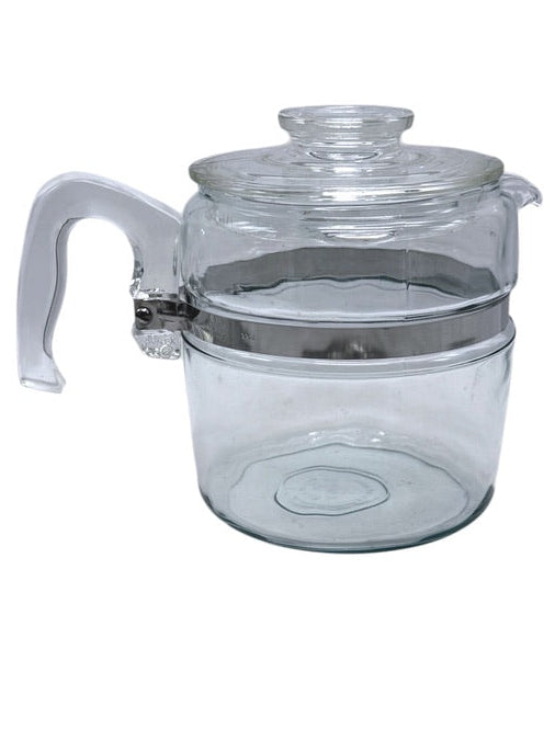 Vintage PYREX Glass Coffee Pot With Lid 6 Cup Capacity