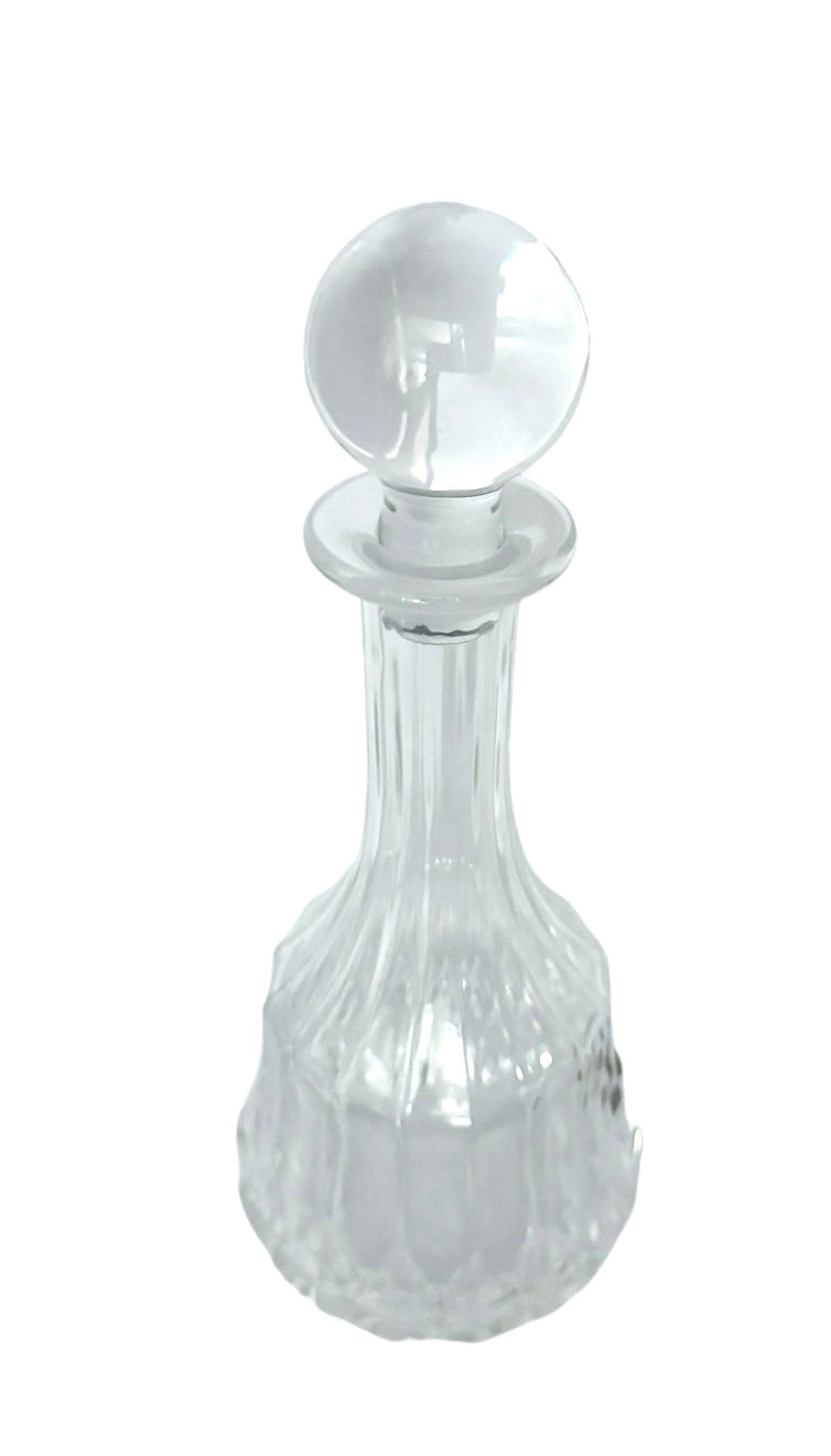 Oneida RCR Crystal Decanter With Round Stopper Made in Italy