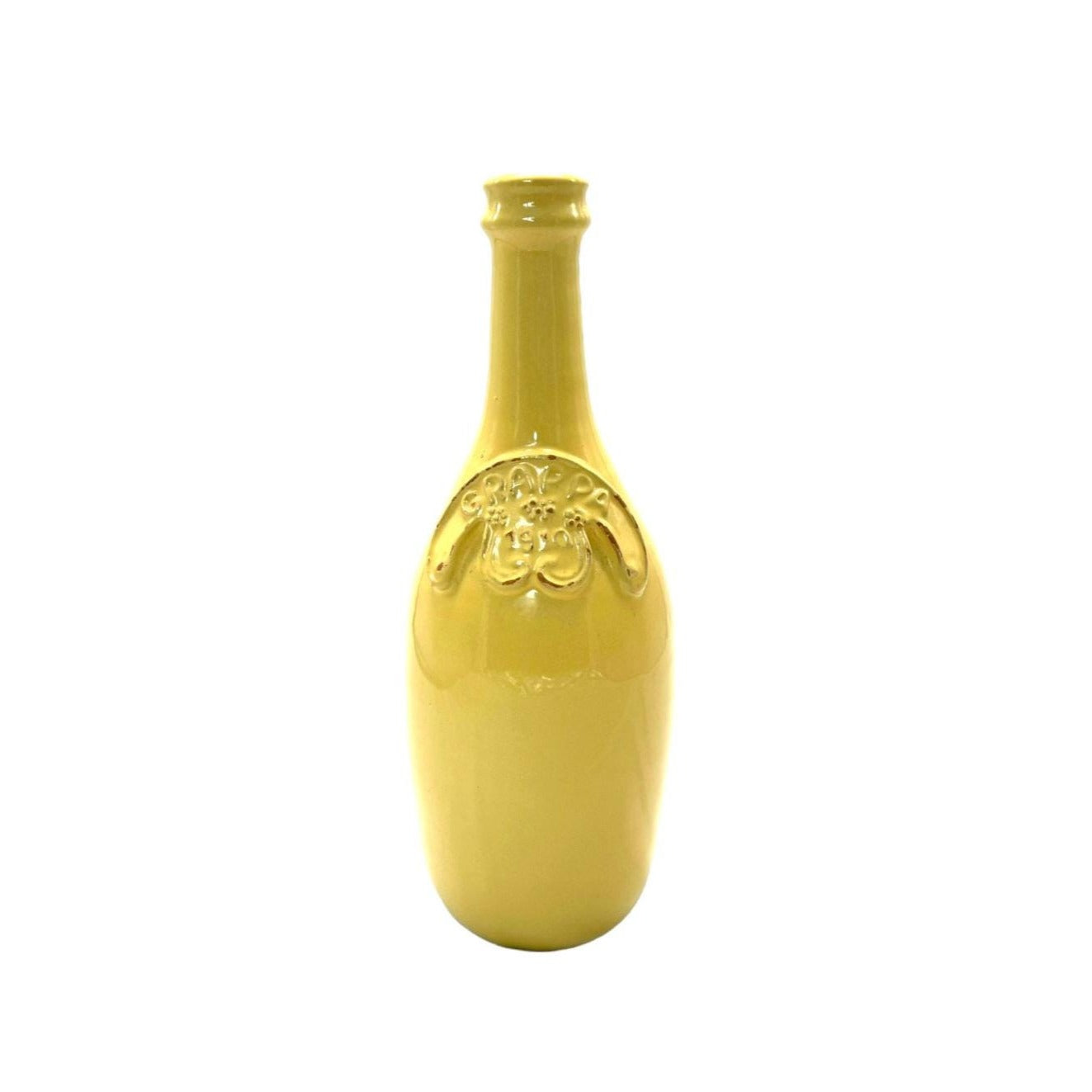 Ceramiche Virginia Italian Terra Cotta Clay Wine Bottle Vase