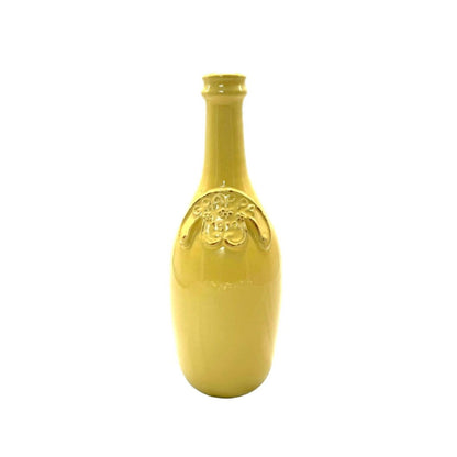 Ceramiche Virginia Italian Terra Cotta Clay Wine Bottle Vase