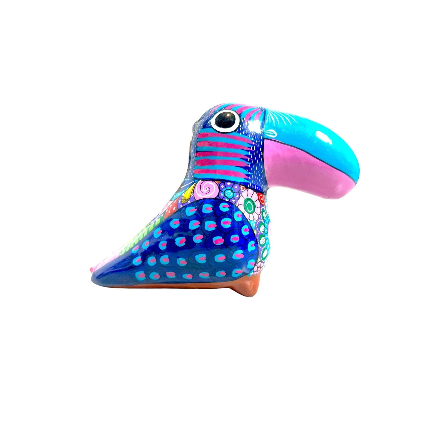 Beautiful Vivid Hand Painted Mexican Toucan