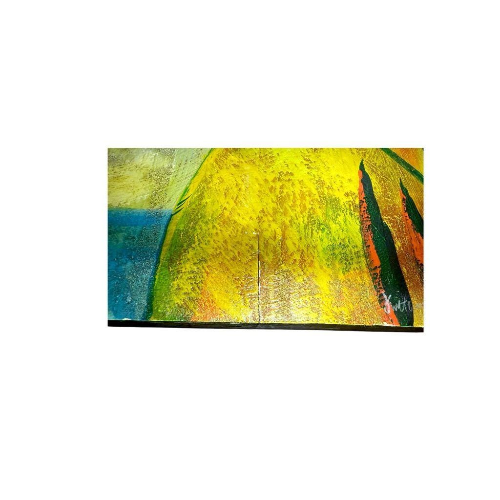 Janet Weed Beaver Tuscan Landscape Wall Art Wood Panels Cottage Scenes Set of 3