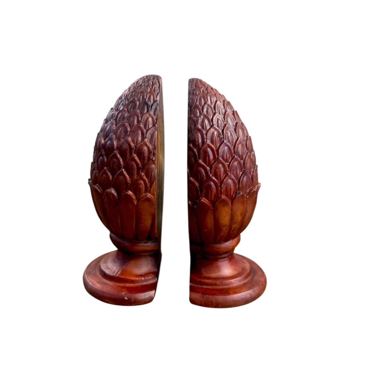 Andrea by Sadek Resin Pinecone Bookends