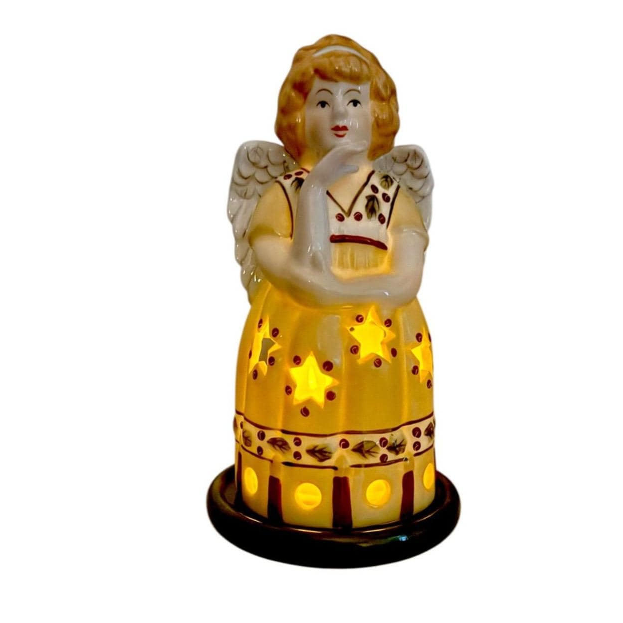 Villeroy & Boch Festive Decolight Inspiring Angel Ceramic Tea Light Holder