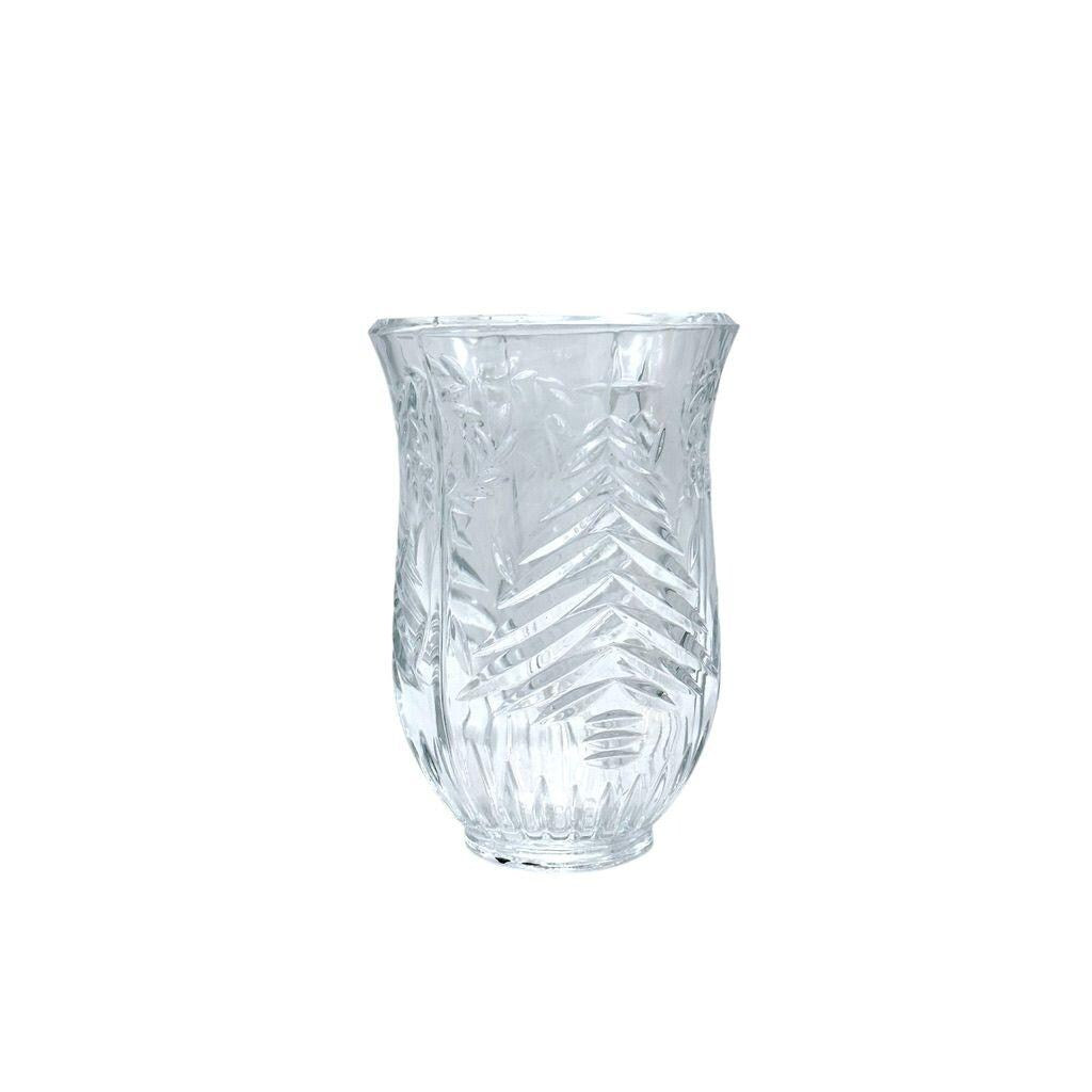 Crystal & Gold Plated Hurricane Lamp, Candle Holder