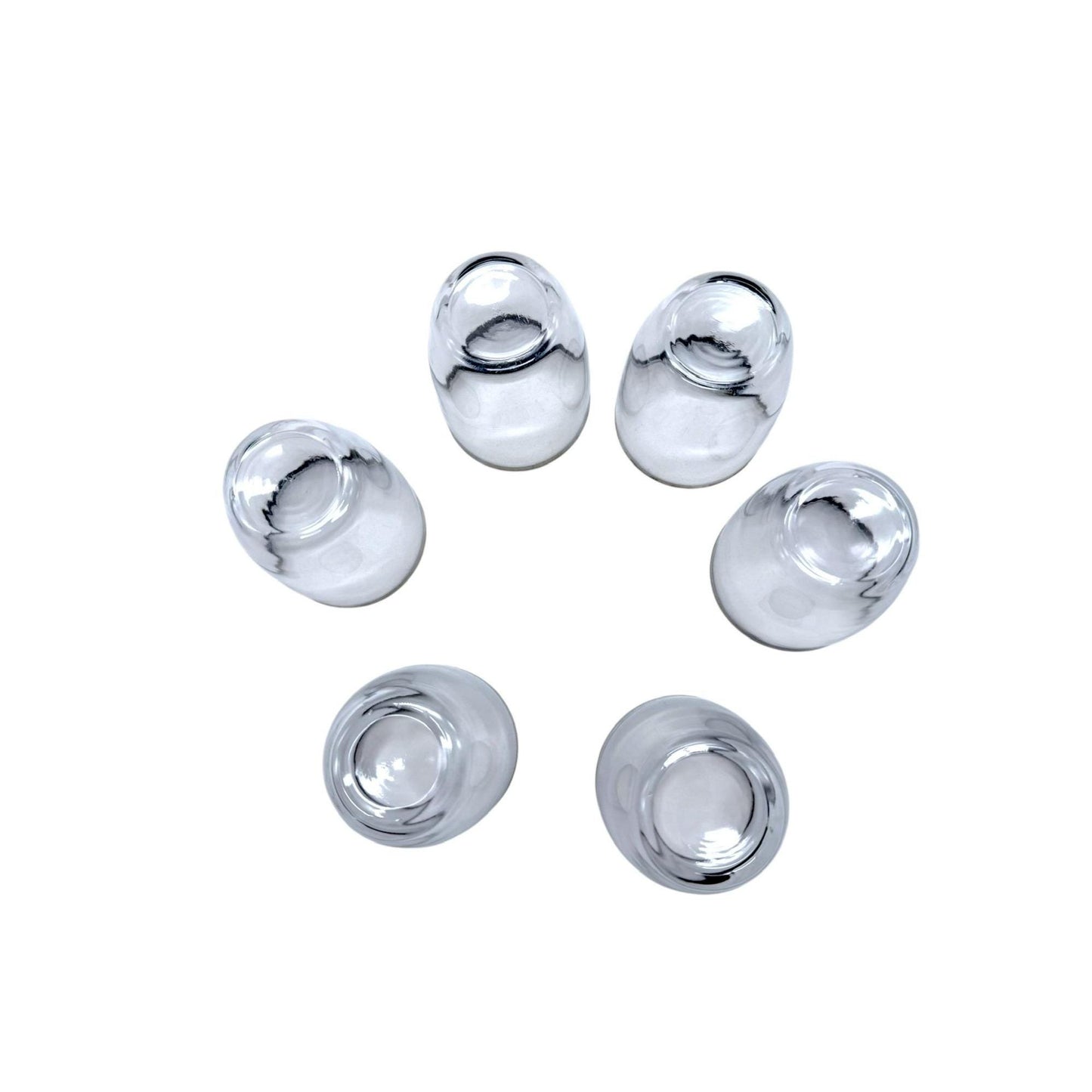 Federal Glass Platinum Rim Tumblers- Set Of 6