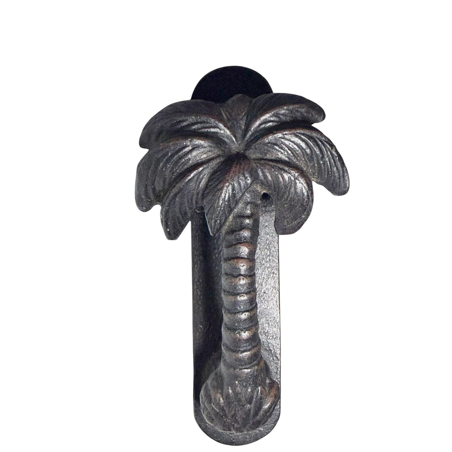 Cast Iron Palm Tree Door Knocker 6" Tropical Decorative Hardware