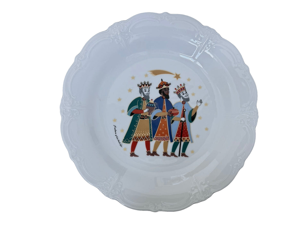 Second matching Tirschenreuth Baronesse Three Kings Christmas plate