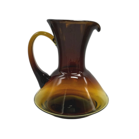 Kingstown Pitcher For Bischoff Glass In Burnt Honey Amber
