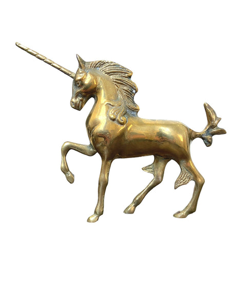 Vintage Brass Unicorn By Leonard Co