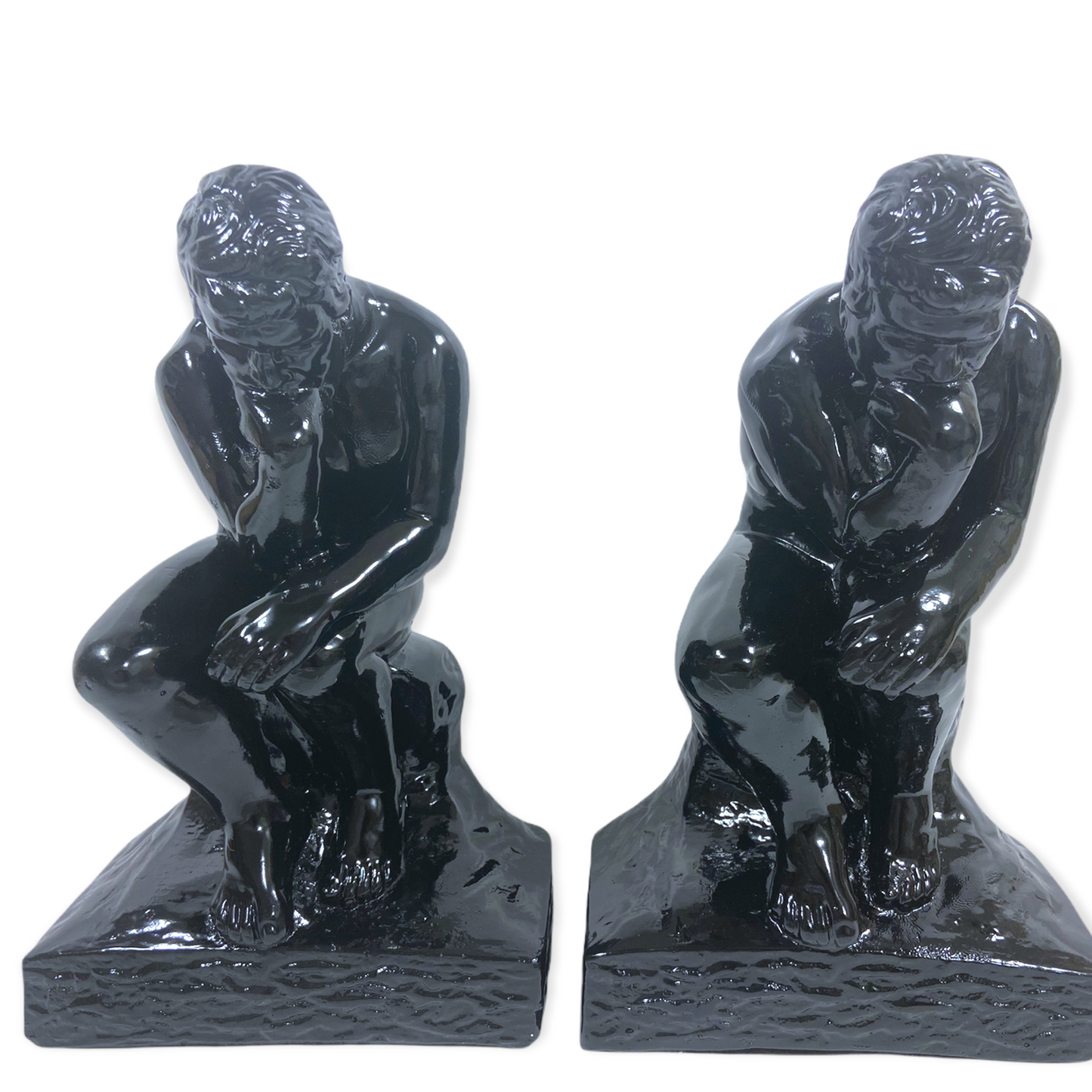 Vintage The Thinker Bookends